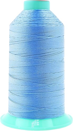 Miniatura 581 de Mandala Crafts Hilos de coser resistentes de nailon consolidado, hilo para tejer jeans de cuero, hilos de tapicería marina al aire libre, Beige