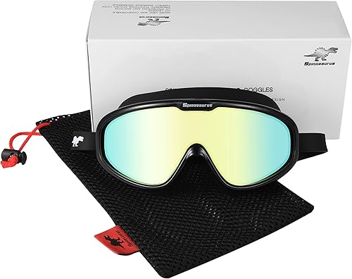 Miniatura 6 de Gafas de natación, gafas de natación de moda, anti rayos UV, antivaho de marco ancho para adultos