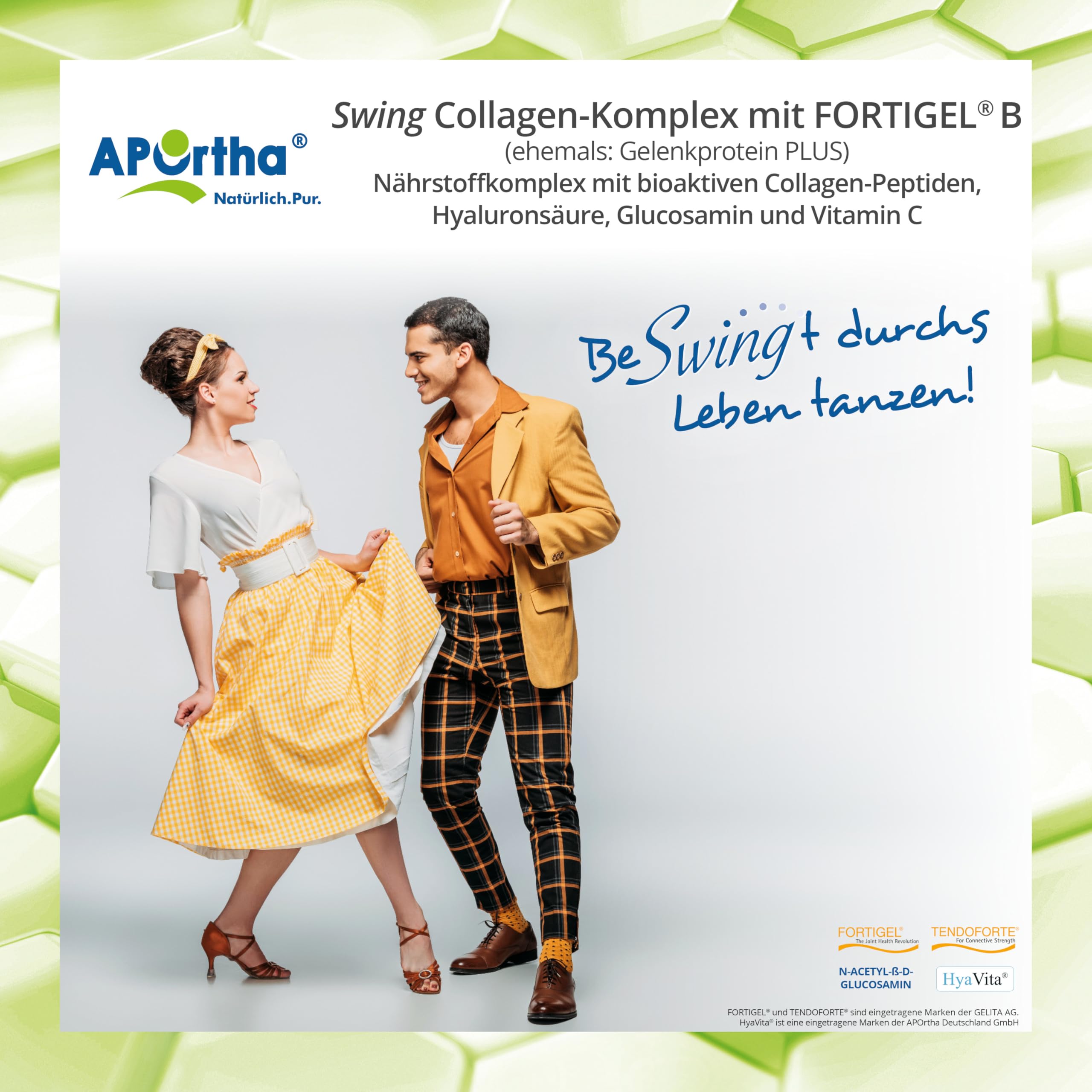APOrtha® Swing Collagen-Komplex mit FORTIGEL® + TENDOFORTE - 340 g Pulver