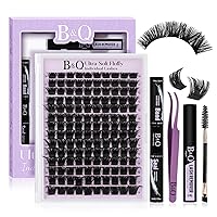 Vista 20 de Kit de Extensión de Pestañas B&Qaugen para Principiantes 70D Kit de Extensión de Pestañas DIY Kit de Extensión de Pestañas Ultra - Suaves, Kit