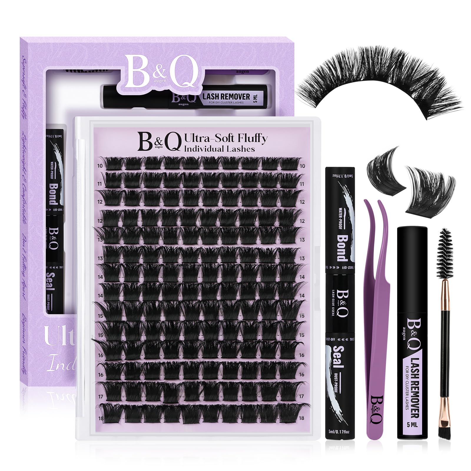 Dramatic Fluffy Lash Clusters - Volume Eyelashes -17