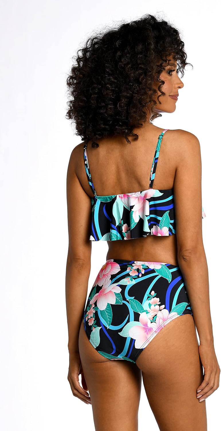 La Blanca Women's Bandeau Hipster Bikini Swimsuit Top
