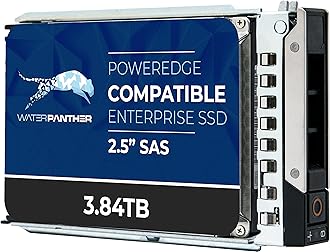Water Panther 3.84TB SAS 12Gb/s 2.5" SSD for Dell PowerEdge Servers | Enterprise Solid State Drive in G14 Tray