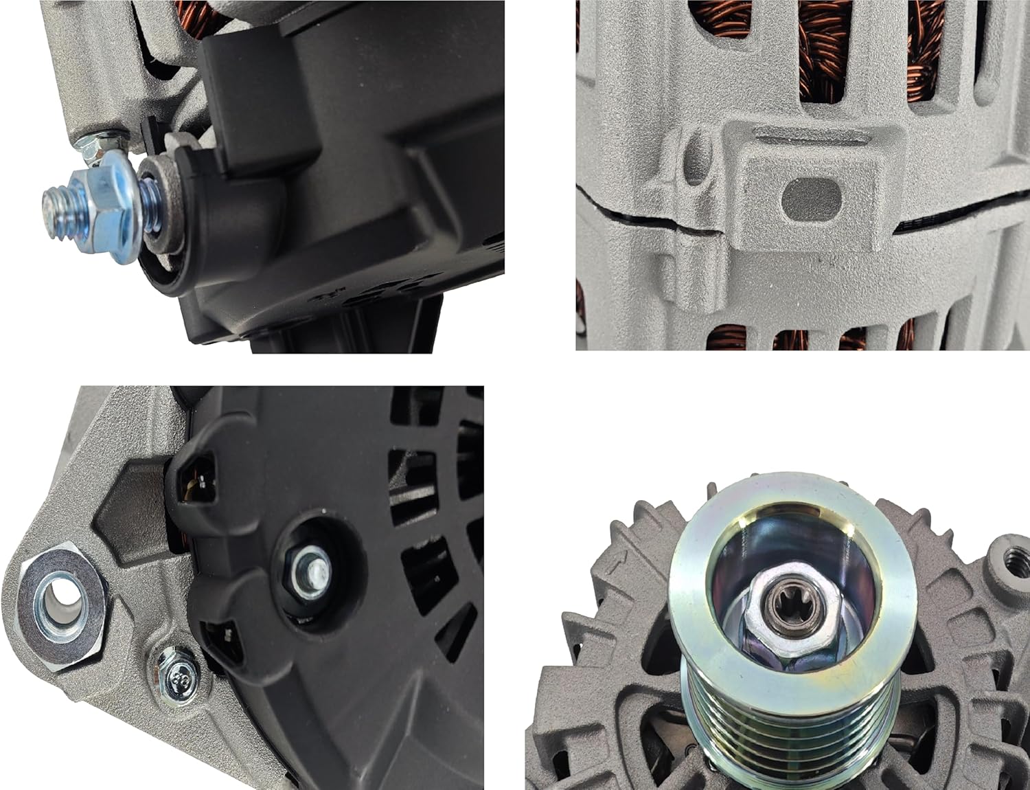 37300-3L060 Alternator (Groove Pulley S6) Fits for Hyundai Palisade 2020-2023 & Kia Telluride 2020-2022 V6 3.8L, Replaces 601-10129, 2722099