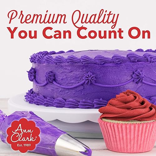 Miniatura 5 de Ann Clark Super Black Gel colorante para alimentos, grande, 4.5 onzas, grado profesional, fabricado en Estados Unidos