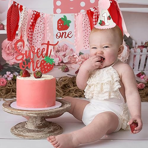 Vista 122 de Juego de decoración de primera fiesta con diseño de margaritas bohemias para silla de bebé, decoración de primera fiesta con adorno de pastel hecho