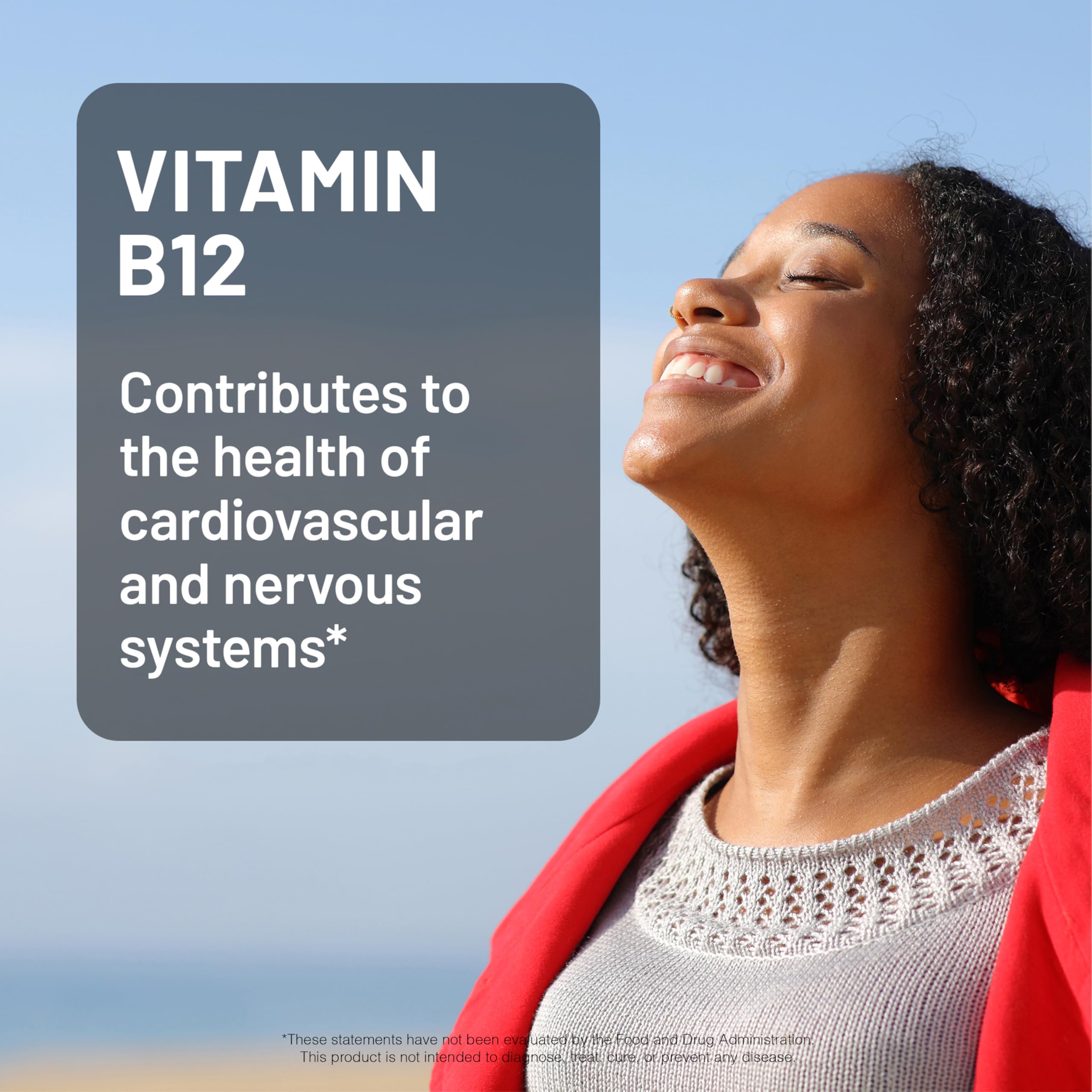 NatureWise Vitamin B12 3000 mcg - Extra Strength - Supplement for Supporting Energy Levels, Mental Clarity, Nervous System Health - Easy-to-Swallow, Soy and Gluten-Free, Non-GMO - 60 Softgels — Amazon image 9