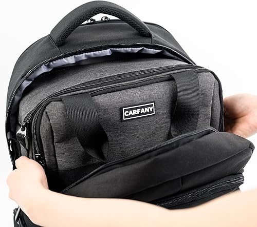 Miniatura 7 de Bolsa CPAP para Viaje Compatible con Resmed Airmini, Estuche Portátil para Máquina CPAP y Accesorios, Organizador para Llevar con Tira para Equipaje