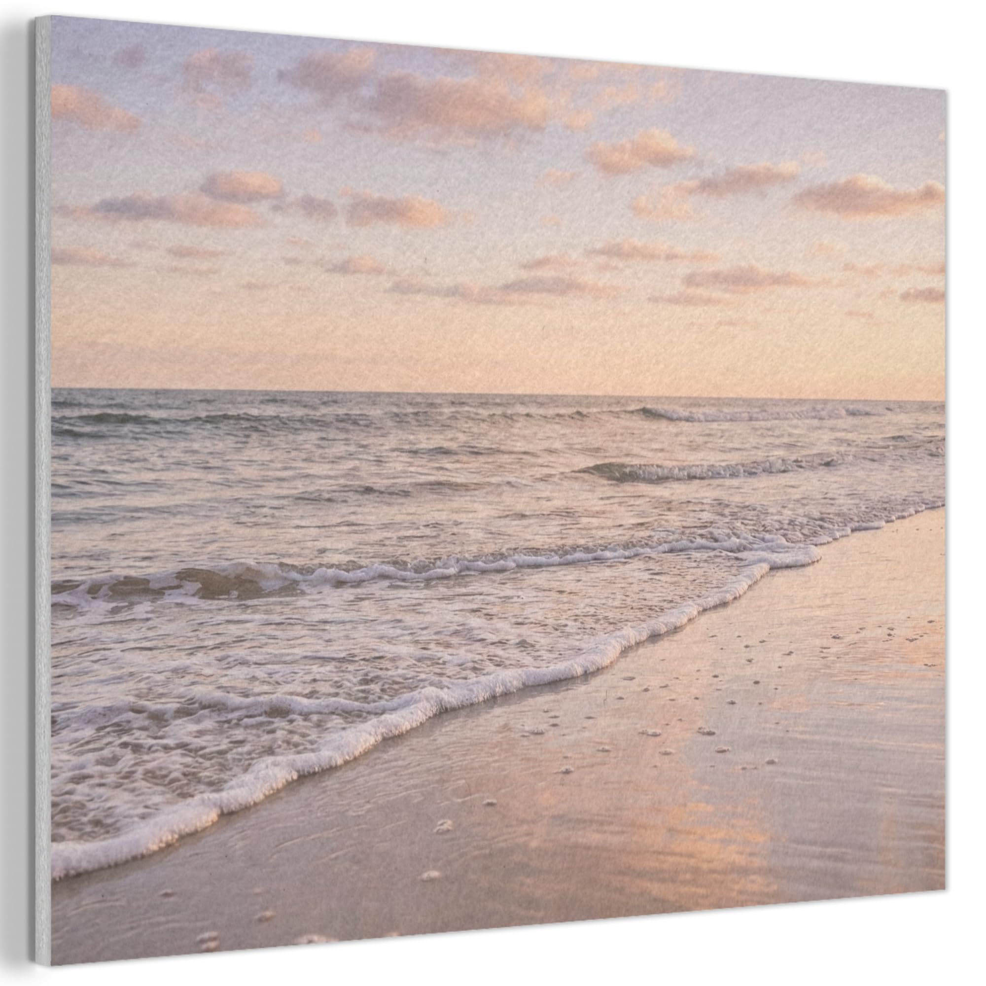 MuchoWow© Felt Panel 40x30 cm House Touch for Living Space Modern Visuals Decoration Wall Art Beach - Surf - Clouds