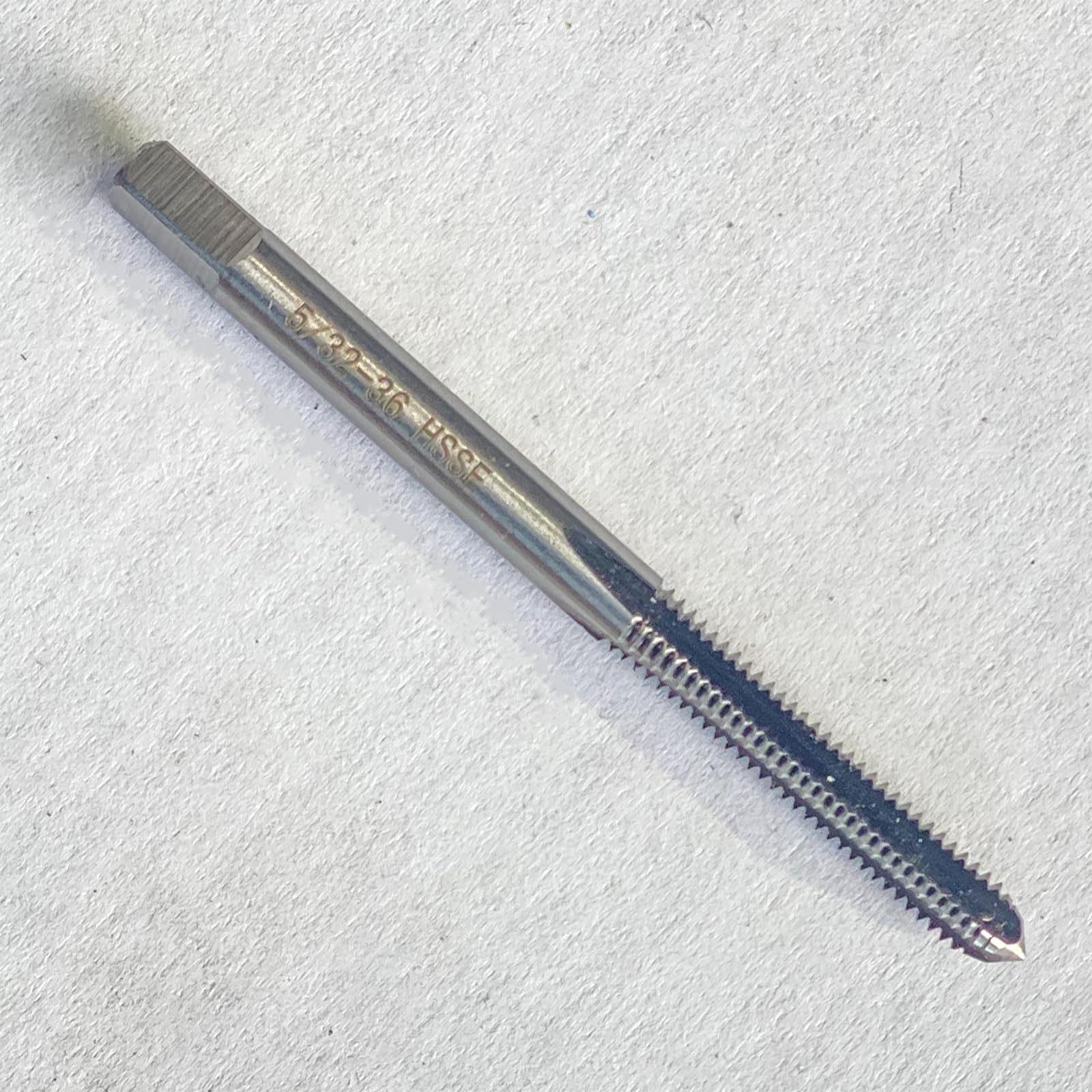 Aceteel HSS 5/32"-36 UN Machine Tap, 5/32 x 36 UN Right Hand Thread Tap