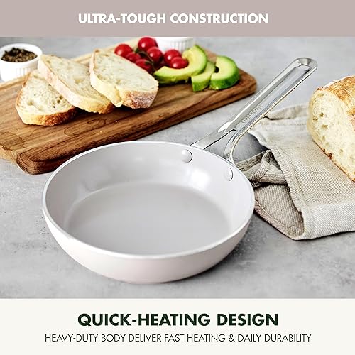 Miniatura 6 de GreenPan Nova - Sartén de 8 pulgadas, Oprah's Favorite Things 2024, utensilios de cocina antiadherentes de cerámica, sin PFAS, sin toxinas, apto