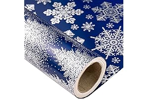 LeZakaa Reversible Christmas Wrapping Paper Jumbo Roll: Enhance Your Festive Wrapping with Festive Prints