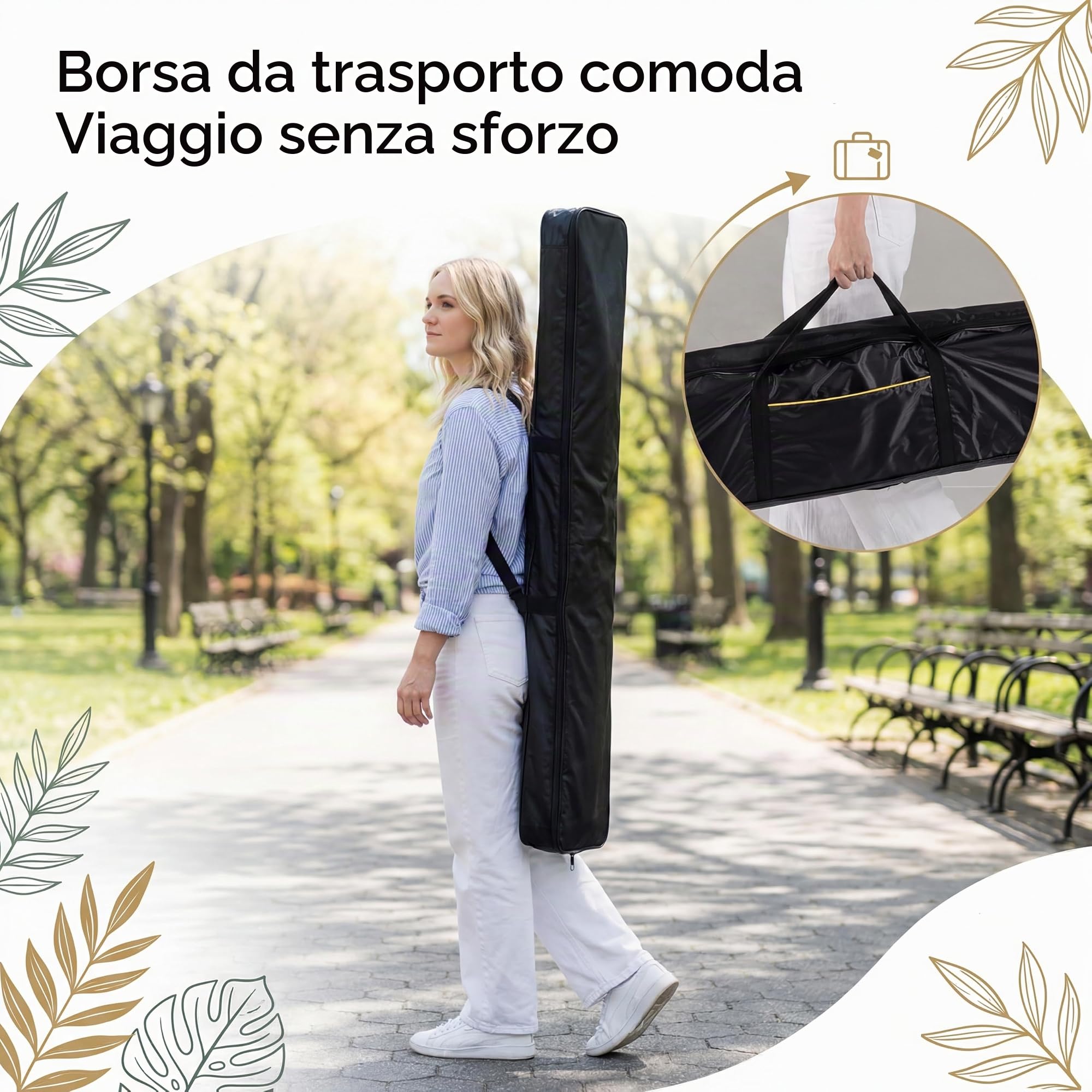 KOMFOTTEU Tastiera per pianoforte a 88 tasti, pianoforte digitale con sgabello, supporto regolabile, auricolari, tastiera elettronica con tasti illuminati, borsa per principianti, adulti (nero)