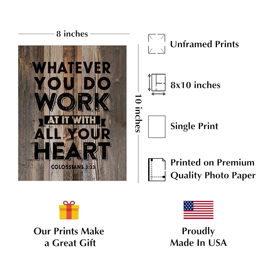 amazon-com-work-with-all-your-heart-colossians-3-23-bible-verse-wall-art-print-8x10-christian-scripture-print-makes-great-home-office-d-cor-and-christian-gifts-unframed-handmade-products for Colossians 3 23 Free Printable Amazon.com: