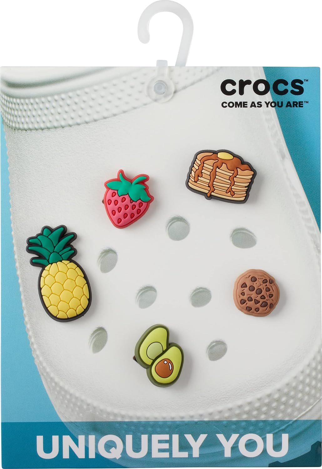 Crocs Jibbitz 5-Pack Food Shoe Charms | Jibbitz for Crocs, Im Hungry, Small : Clothing, Shoes & Jewelry