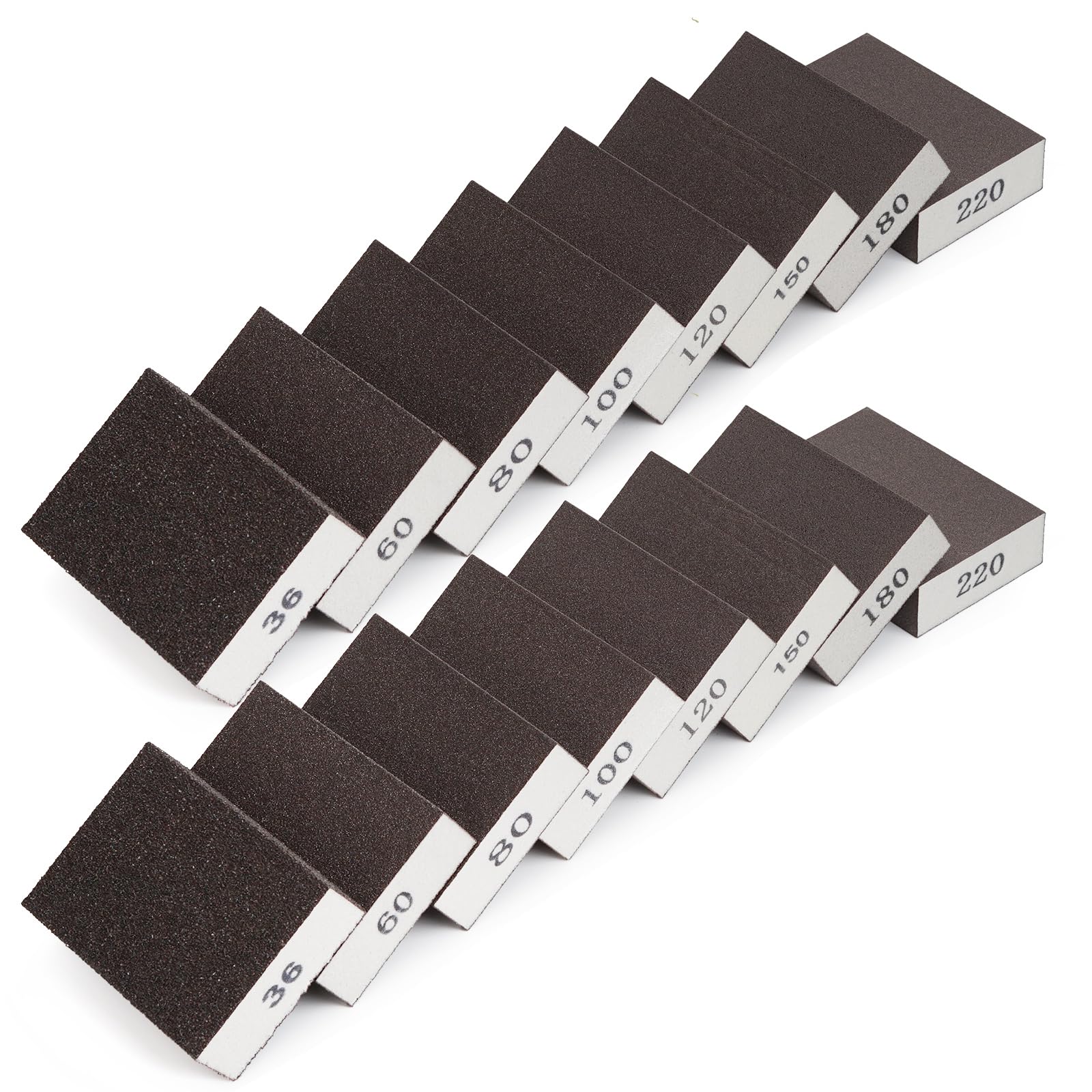 Kit de ponçage pour plâtre - Cales à poncer 4 garnitures assorties