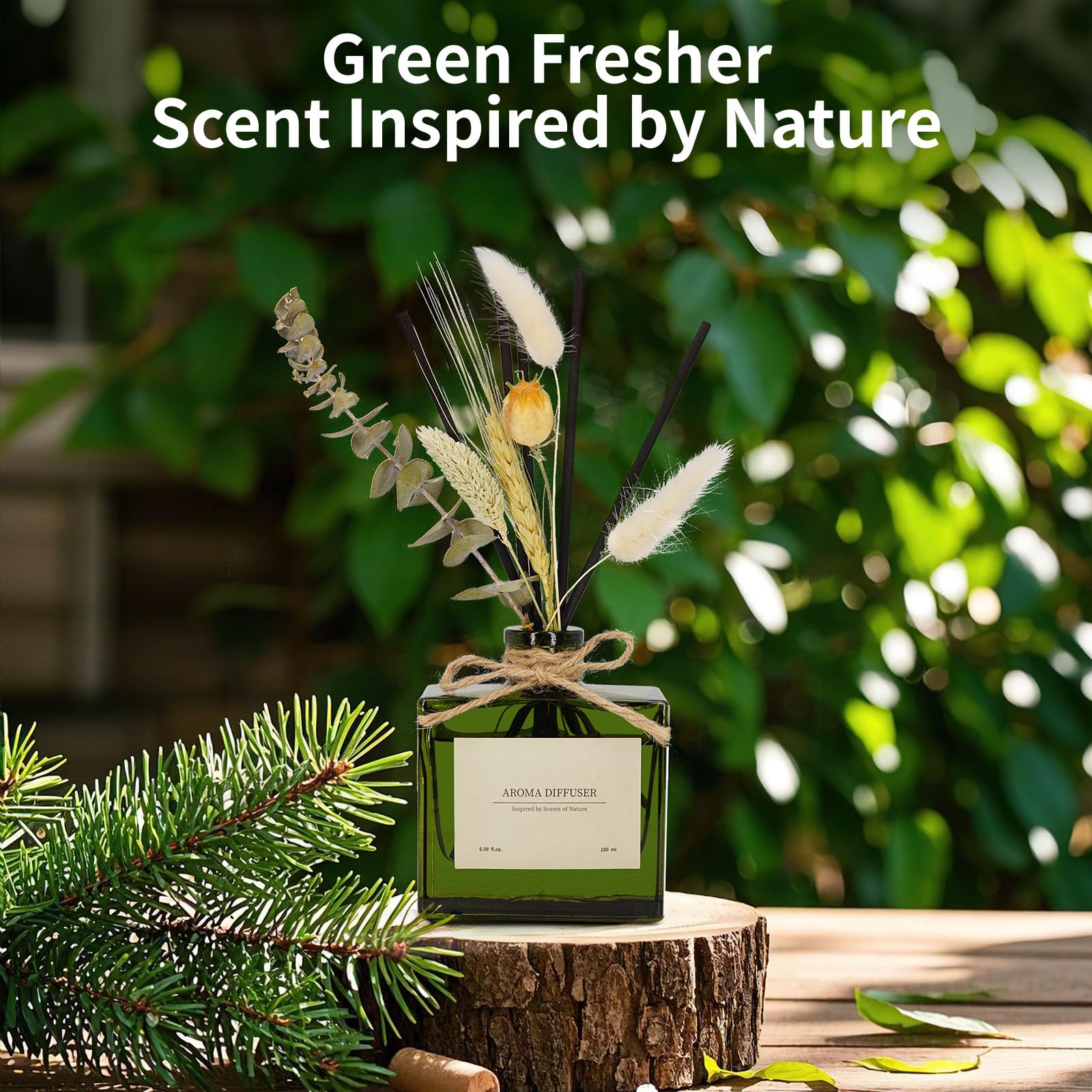 Eleganter blumiger Schilfrohr-Diffusor – Jasmin- und Lilienduft für Zuhause, Büro oder als Geschenk.