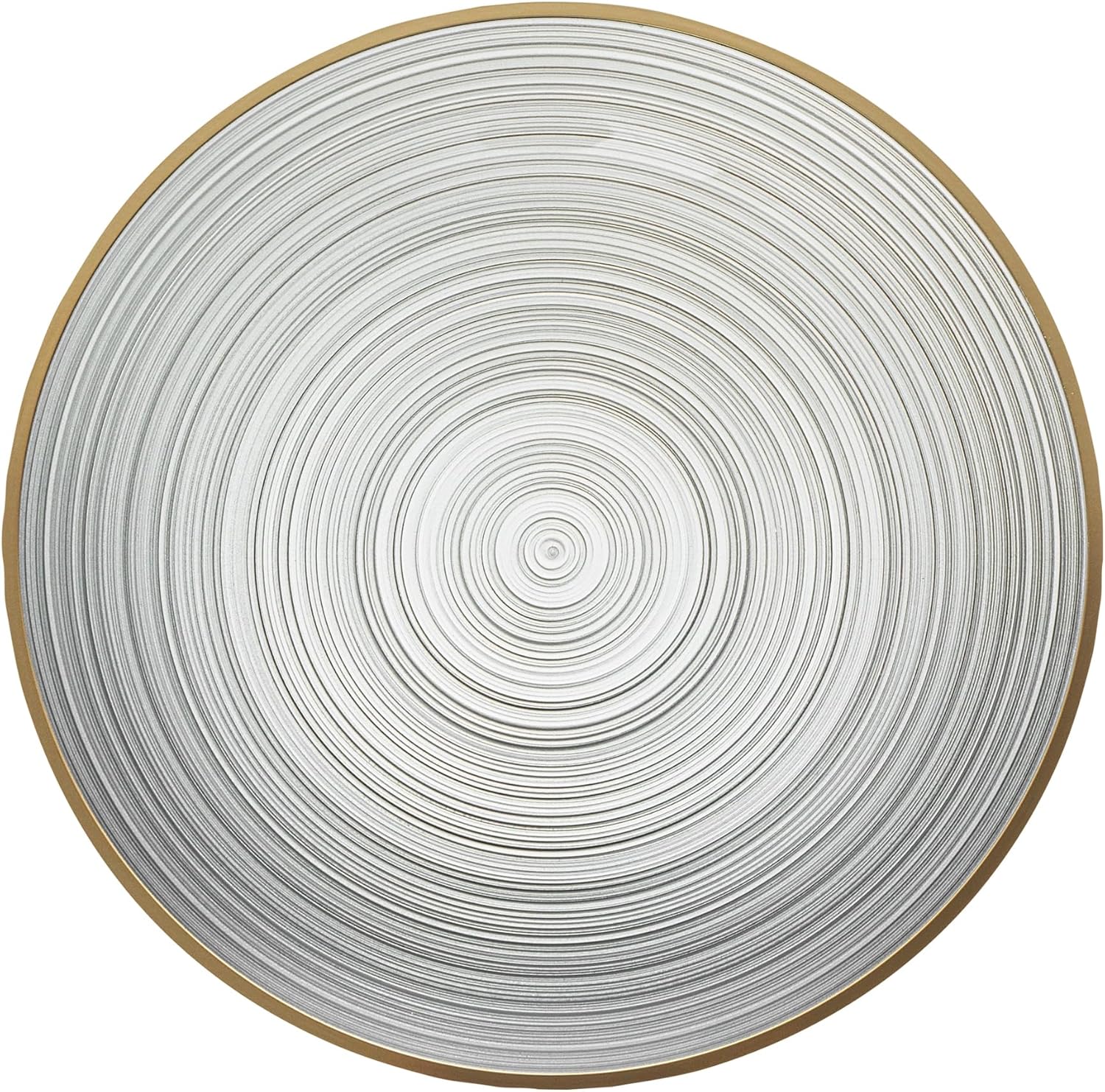 Restaurantware Plastic Plates 20 Pcs 7.25" Gold Rimmed Disposable Plates Heavy-Duty Black Translucent Rippled Plastic Dinner Servers for Party, Weddings, Salads, Desserts, and Appetizers - Image 15