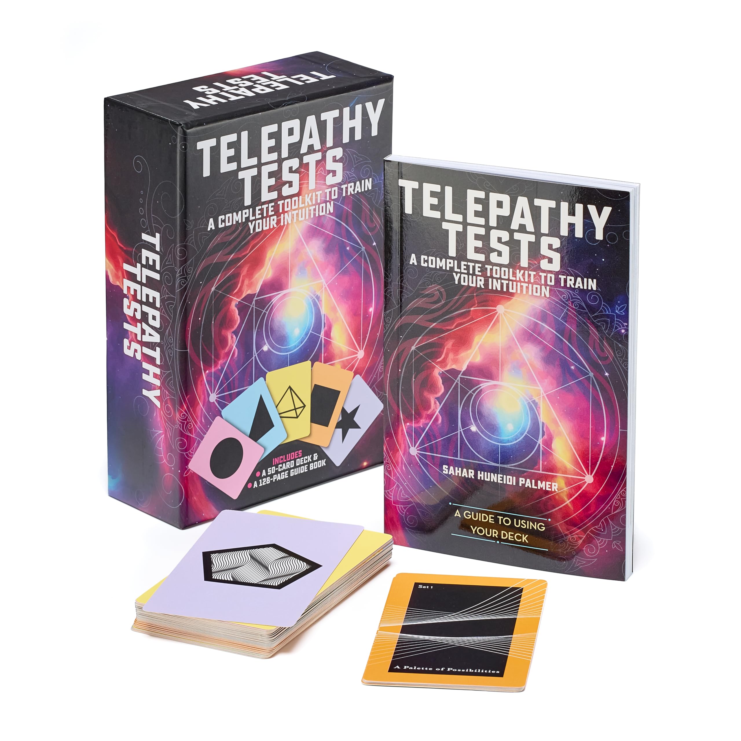 Telepathy Tests Book  Card Deck by Sahar Huneidi-Palmer PAPERBACK 9781398828971