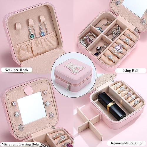 Miniatura 4 de Parima Back to School Jewelry Case - Teacher Must Haves Jewelry Box, Teacher Gifts for Women Teacher Appreciation Gifts Retirement Gifts for Women