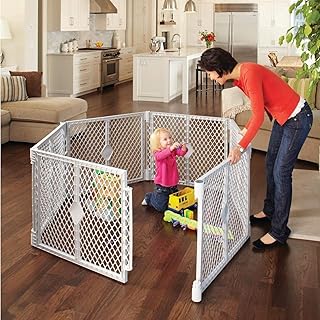 fagle magic gate for dogs stretchy pet barrier mesh folding baby safety fence