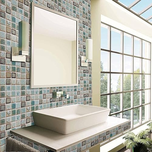 Miniatura 4 de Papel pintado autoadhesivo de 15.7 x 196.8 pulgadas con efecto 3D de despegar, papel pintado para encimera, papel pintado, cocina, cuarto de baño,