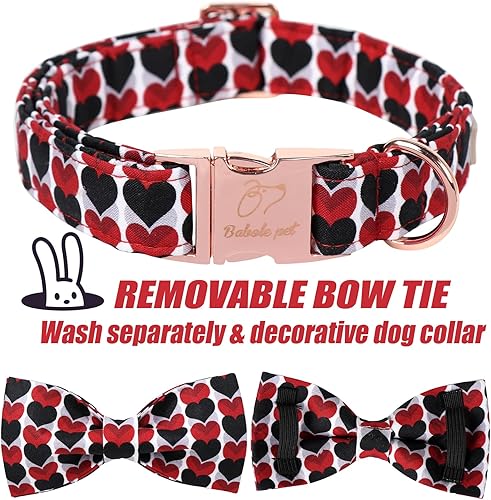 Miniatura 33 de Collar de perro con bandera estadounidense con pajarita, collar patriótico para perros pequeños, medianos y grandes, talla XS