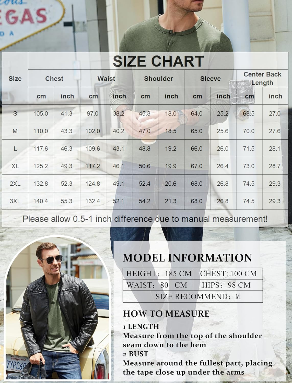 COOFANDY Men's Henley T-Shirt Long Sleeve Casual Lightweight Pullover Shirts Soft Stretch Basic Tees Fall Tops - Image 6