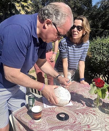 Miniatura 7 de Autograph Blank Mini - Fútbol de 6 pulgadas, tamaño oficial 1, trofeo de fútbol para firmar con dos paneles blancos