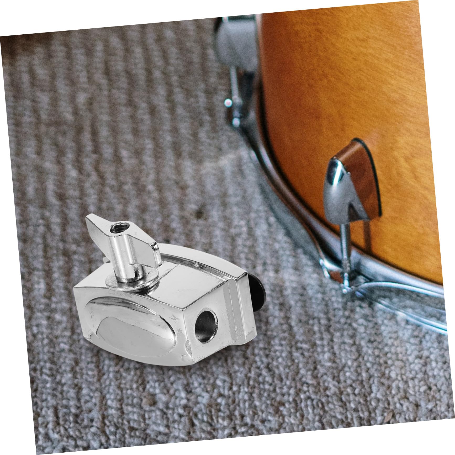 BESPORTBLE Support de Tom Batterie Pince de Fixation et Plaque de Base pour Concerts, Accessoire de Percussion pour Musiciens Professionnels