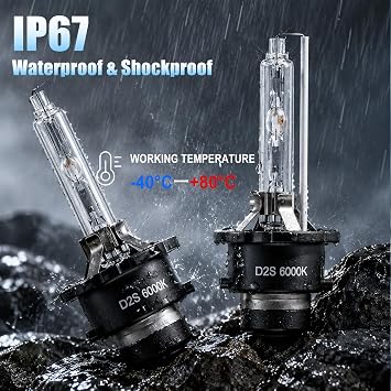 D2S HID Bulbs for 2014-2019 Infiniti QX60 Replace D2SC1 4300K Xenon Lamp