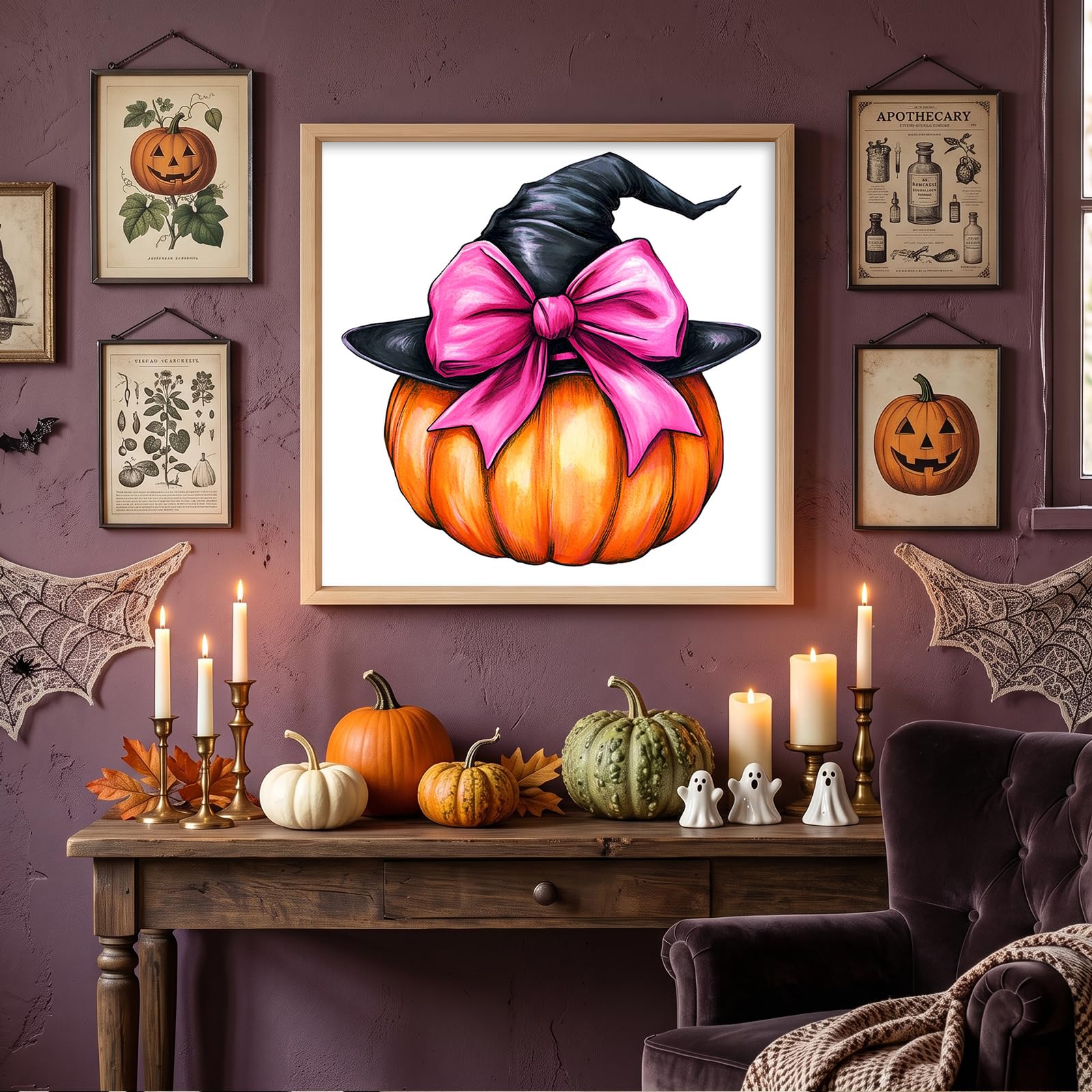 Zestaw do haftu krzyżykowego Bow Pumpkin Butterfly 11CT