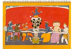 2025 Wall Calendar: BHAGAVATA PURANA Hindu Mythological Religious Book