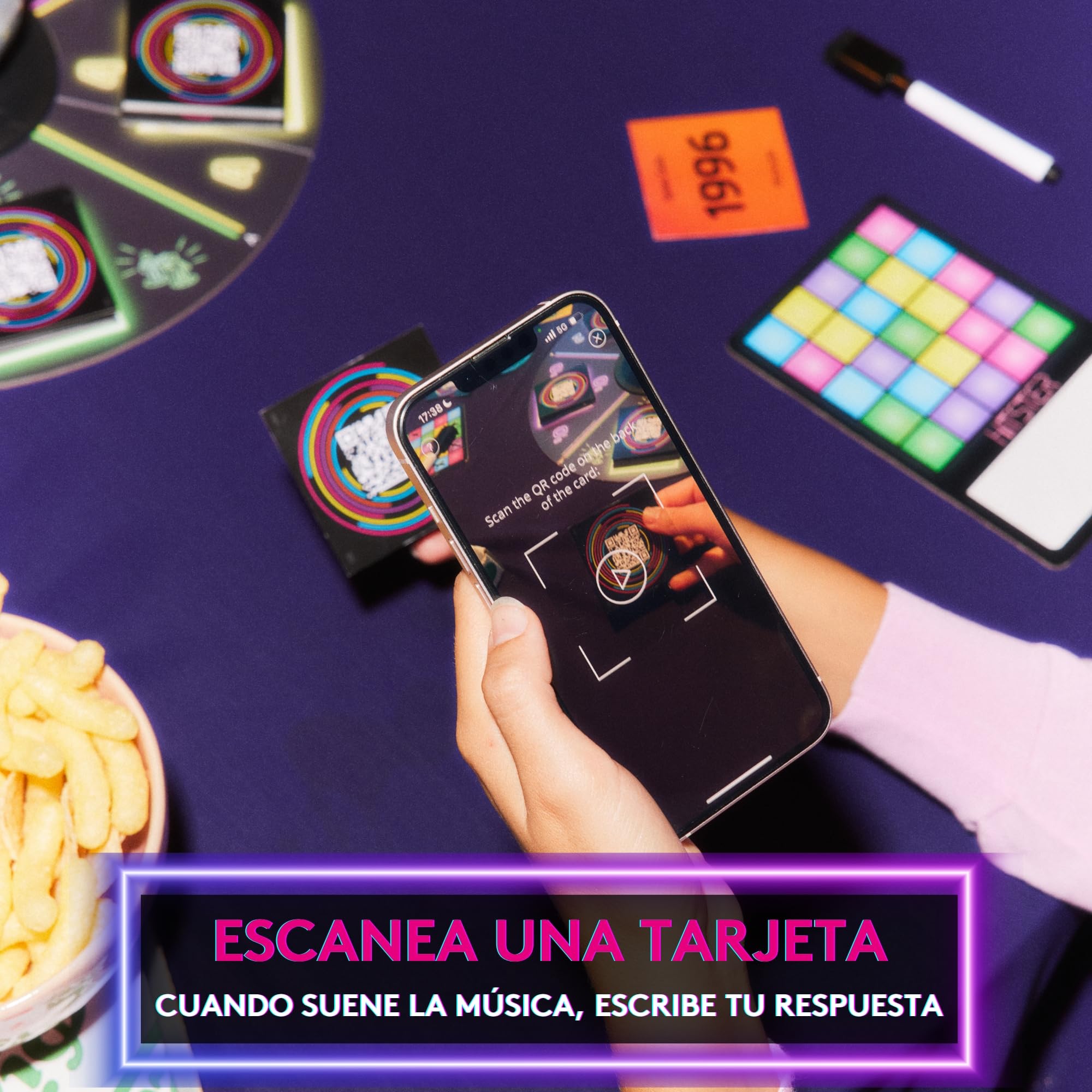 Hitster Bingo Music - Juegos de Mesa para Adultos, Juego Bingo Musical, Juego de Fiesta, de 2 a 10 Jugadores, diversión con Amigos y Familia, Español (ES)