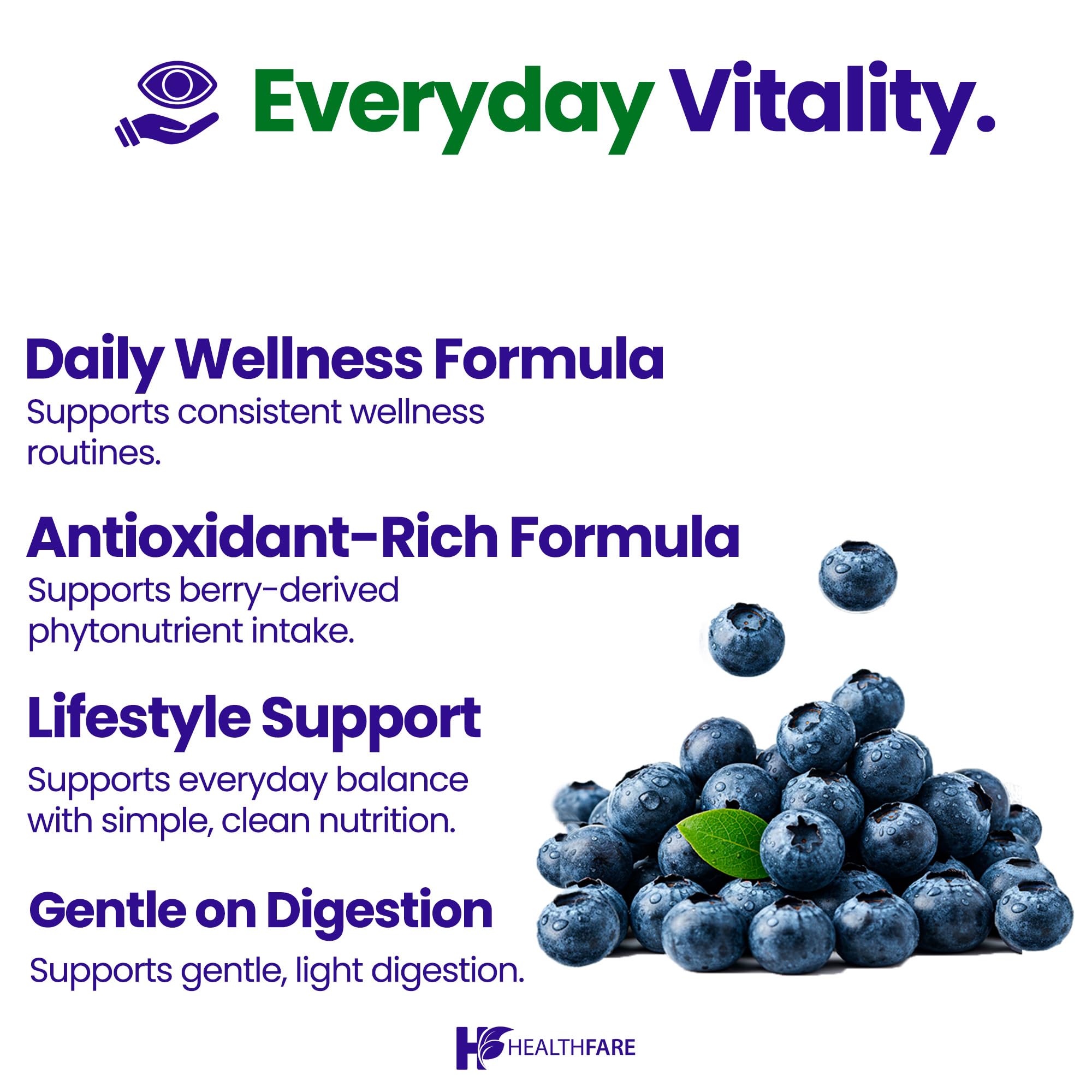 Healthfare Bilberry Supplement | 200 Vegan Capsules | Bilberry Extract (Vaccinium myrtillus) | Extra Strength | Non-GMO, Gluten-Free | Made in USA — Amazon image 6