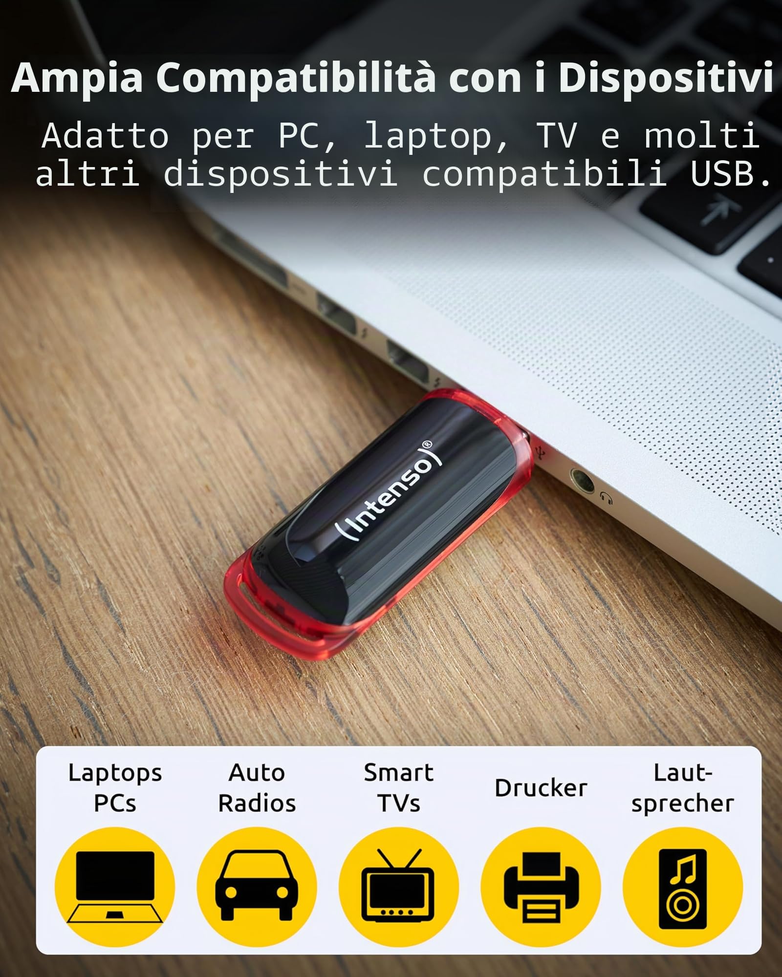 Intenso Business Line Flash Drive 16 GB USB 2.0 Black/Red