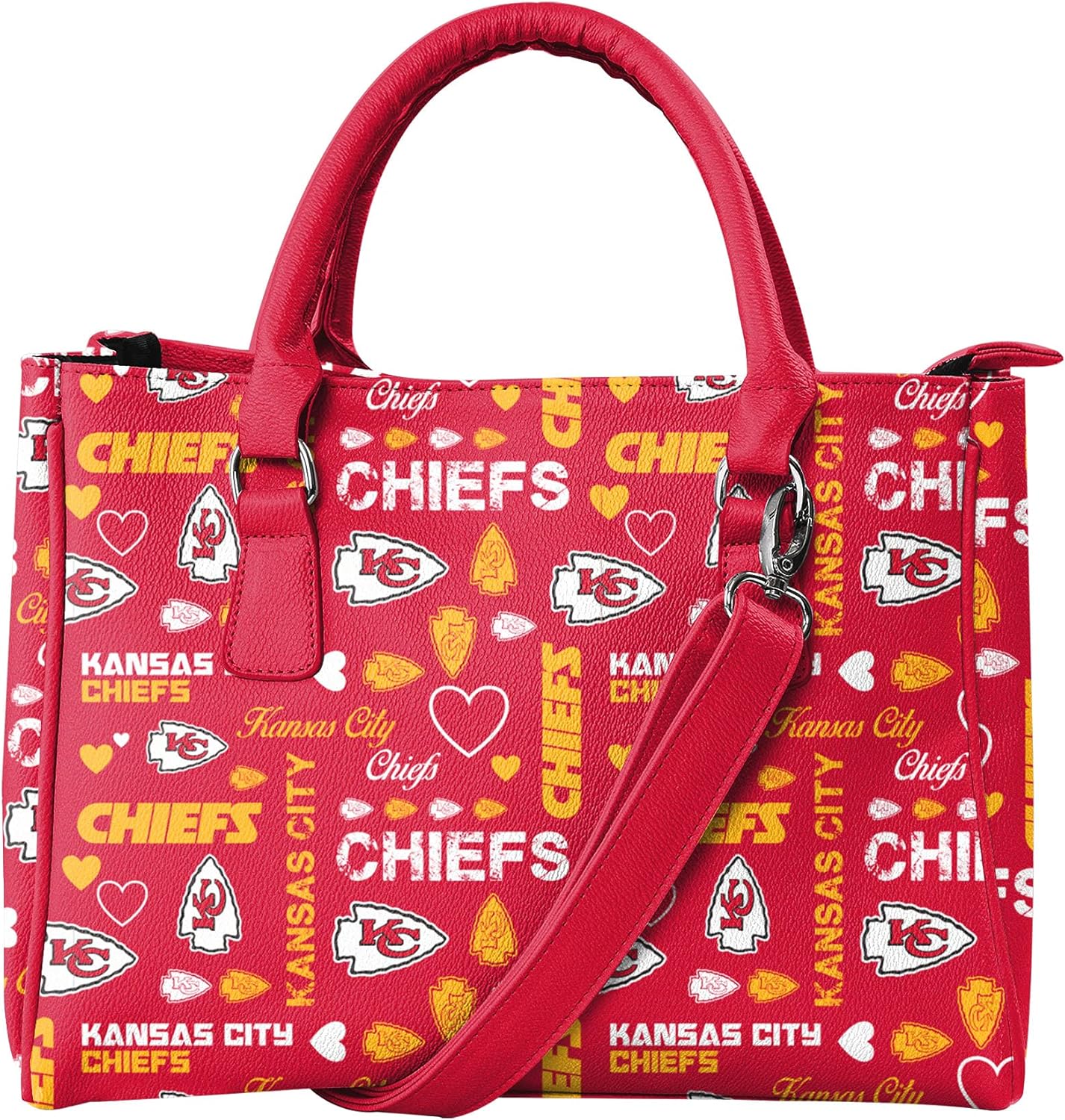 FOCO Womens NFL Team Logo Love Bag