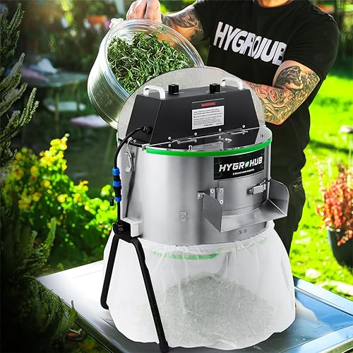 Miniatura 6 de Recortadora de brotes de 14 pulgadas, máquina eléctrica para recortar cuencos de hojas, sin daños en las plantas para cortar hojas, brotes, flores,