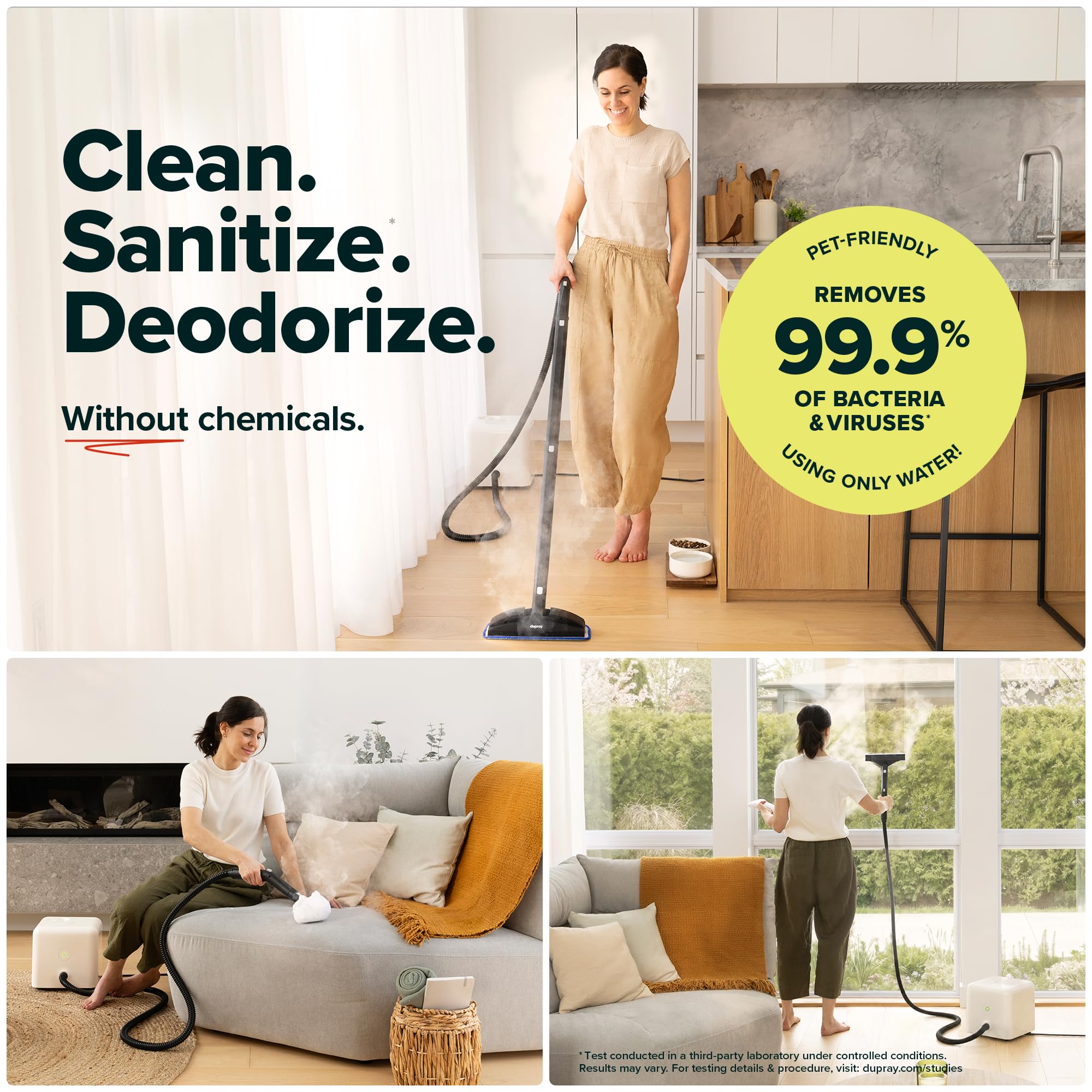 BISSELL PowerFresh Slim 3‑in‑1 Steam Mop & Handheld Steamer, Extension Wand, On‑Board Tool Kit, Multi‑Surface Cleaner for Sealed Hard Floors 2075A thumbnail 10