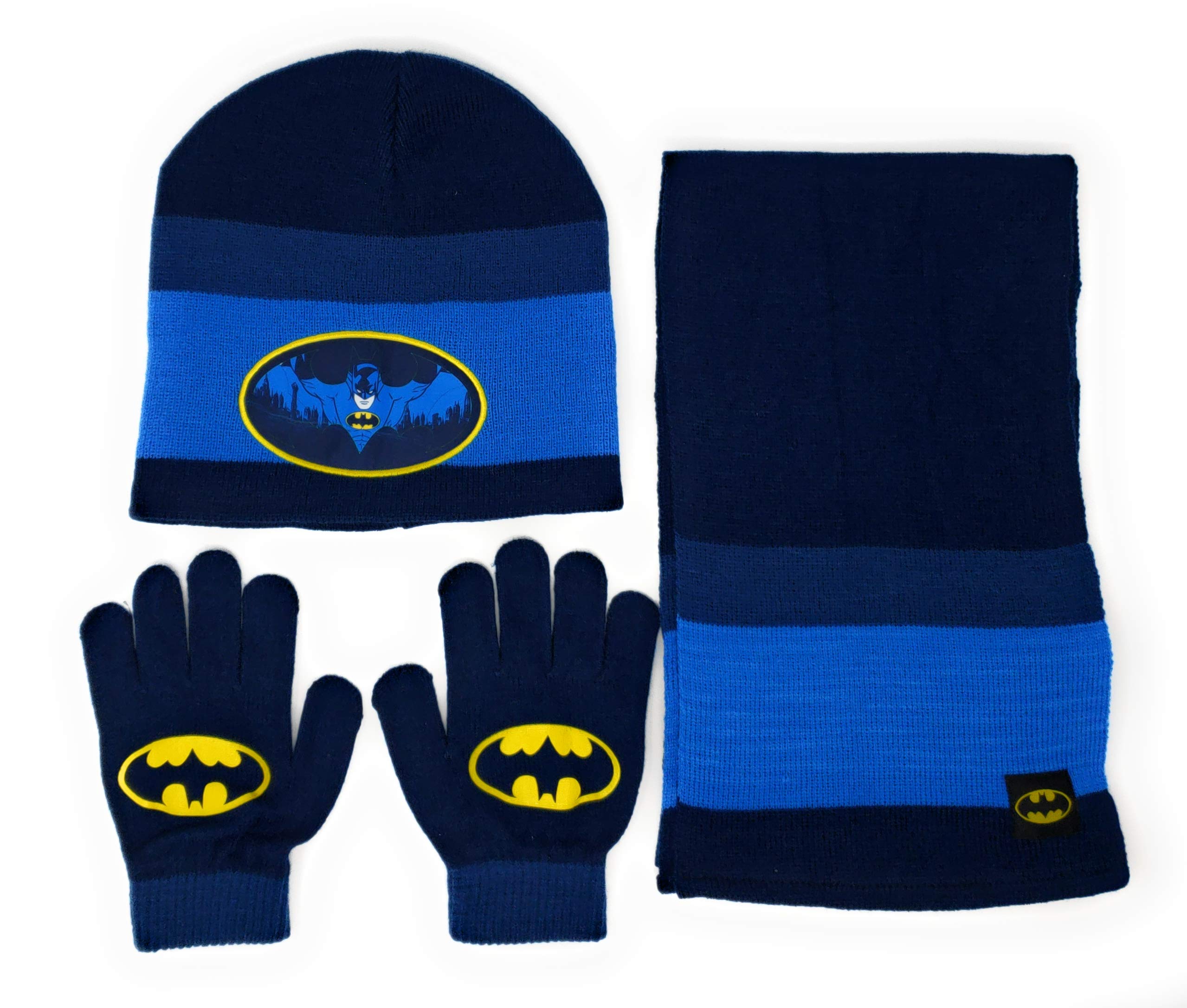 batman hat and glove set
