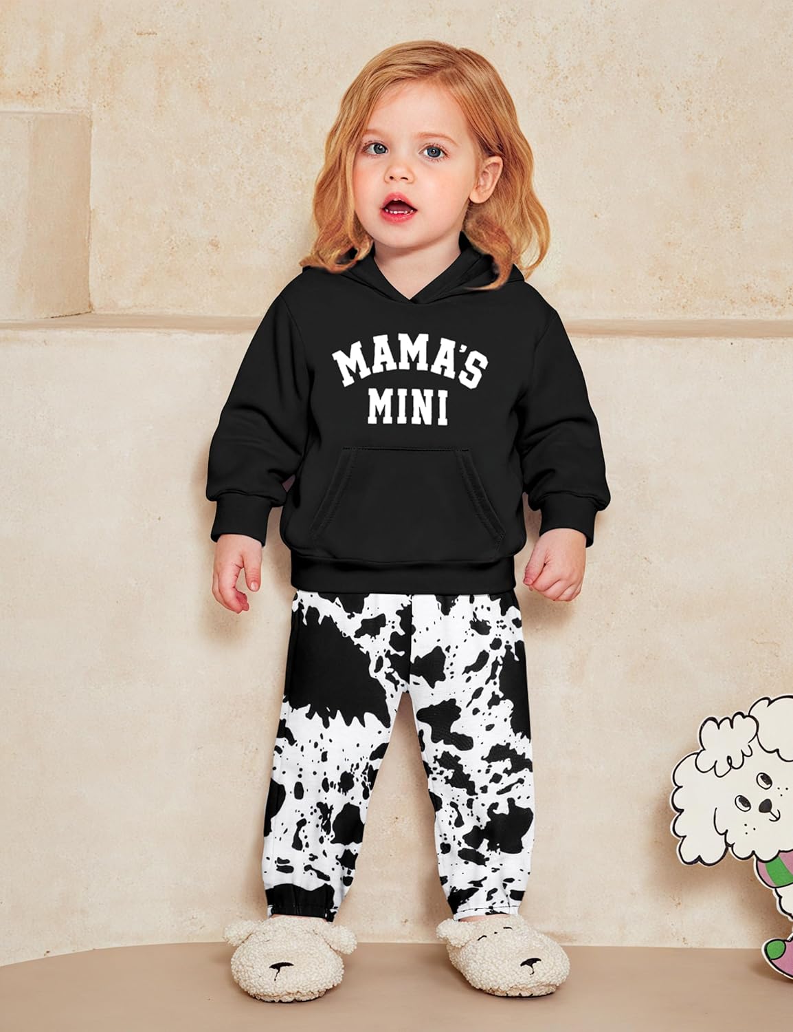 KANGKANG Toddler Baby Girl Clothes Hoodie Sweatshirts Print Pants 2 Piece Outfits Cute Fall Winter Clothing Set - Image 2
