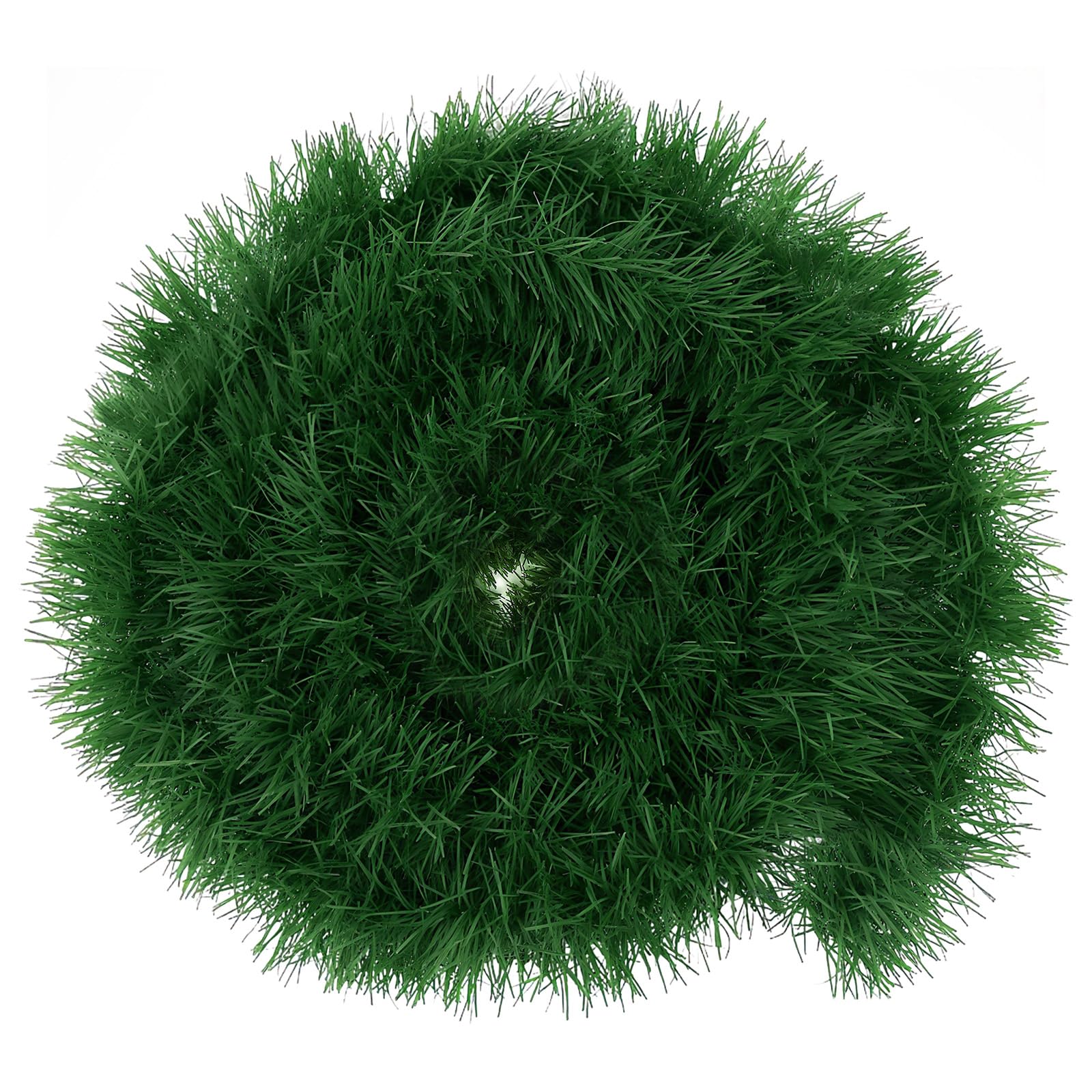 Biswing Ghirlanda natalizia verde pre-illuminata, 15 m