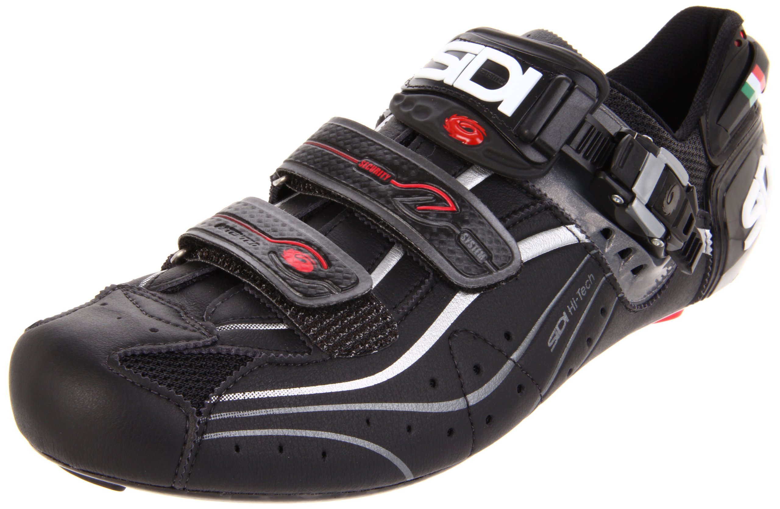SIDI Genius 6.6 Karbon Bisiklet Ayakkabısı, Siyah, 42,5 M EU (ABD