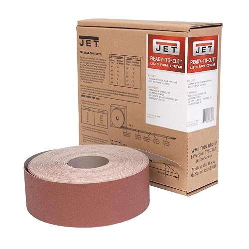 Miniatura 3 de JET Papel de lija listo para cortar, grano 80 (60-9080)