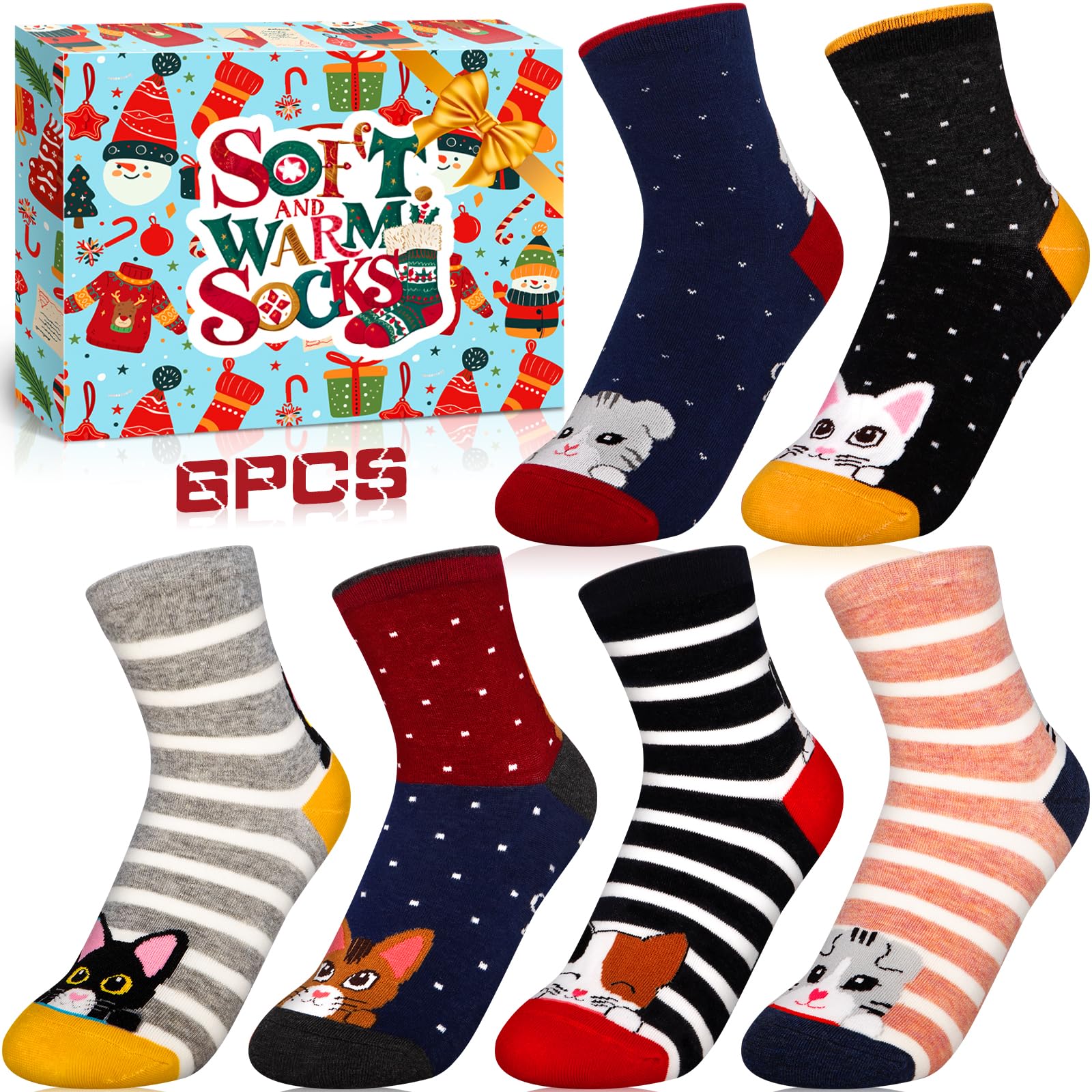 6 Paar Kattenpoot Pluizige Sokken Vrouwen Kattensokken Fuzzy Cosy Warme Slipper Sokken Dierenbed Sokken