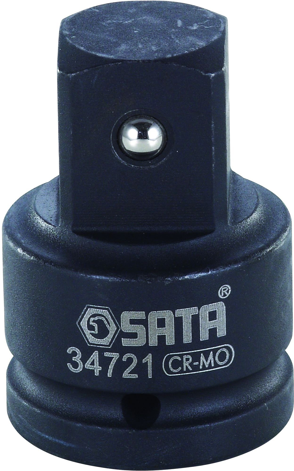 Sata 3/4-Inch Impact Socket Adaptor, 3/4-Inch Female x 1-Inch Male Size, Black