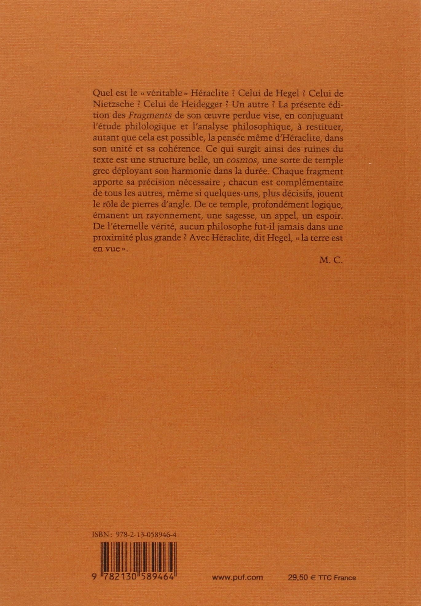 Héraclite: Fragments