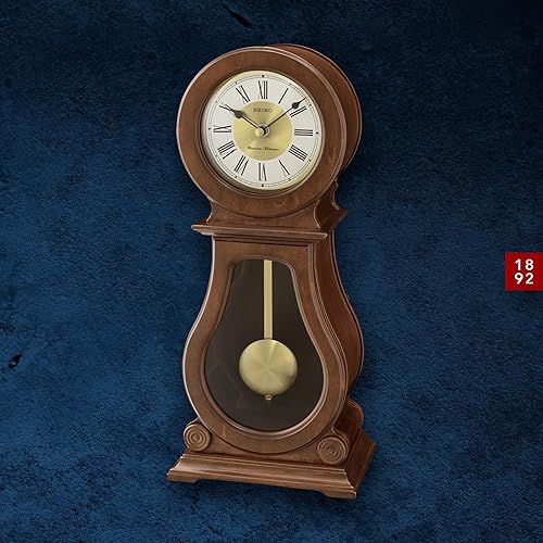 Miniatura 4 de Seiko Reloj de pared circular y clásico con péndulo y carillón