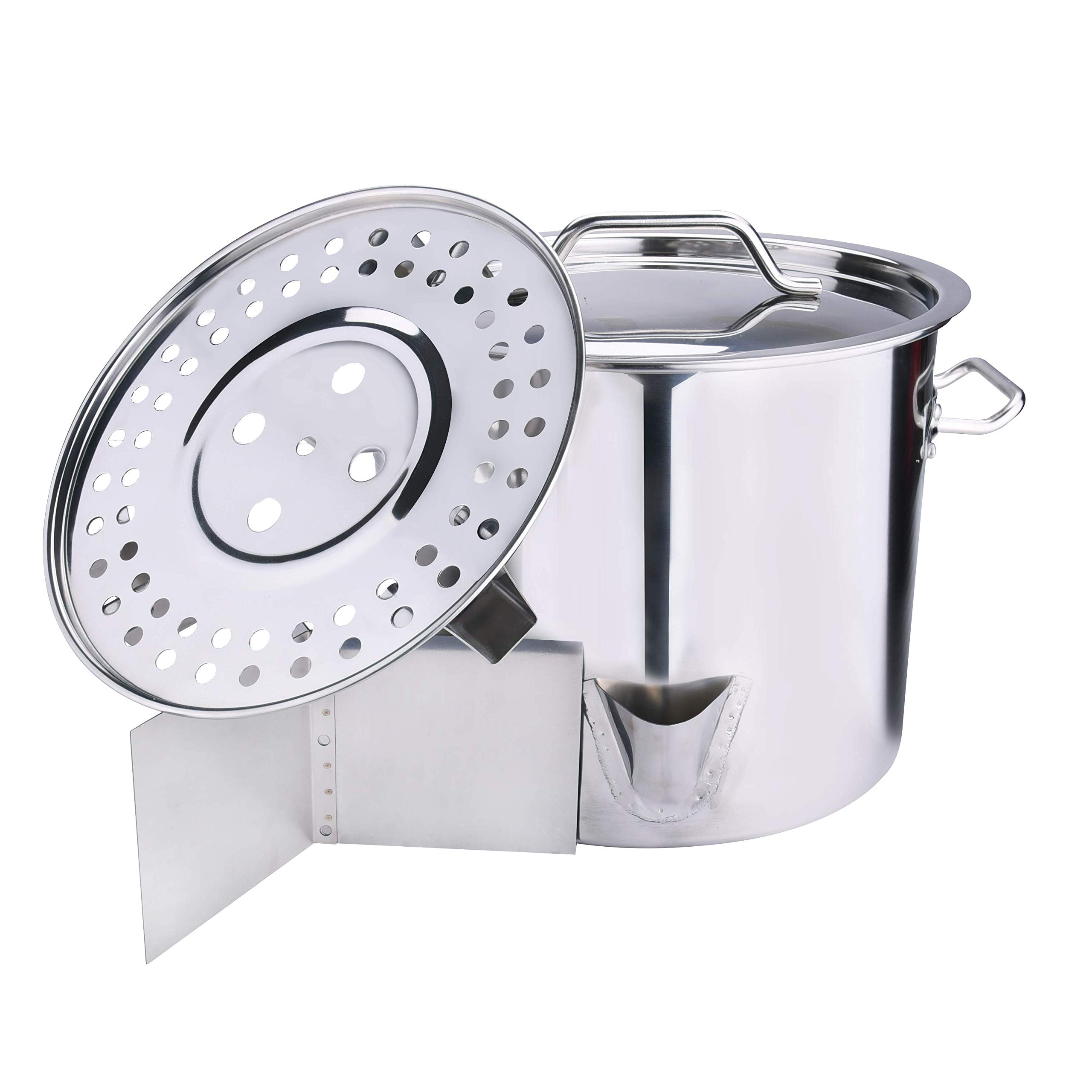 Buy ARC 20QT Stainless Steel Vegetable Steamer, Tamale Steamer Pot