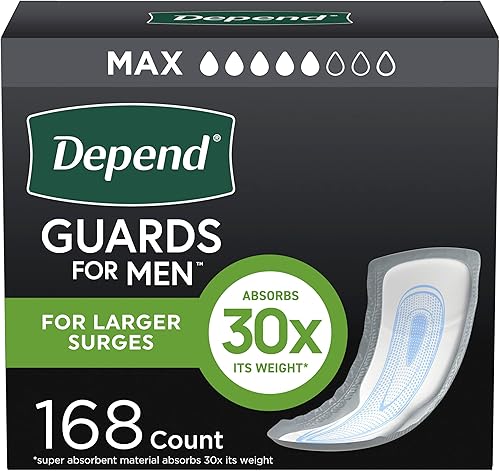 Miniatura 9 de Depend Protectores de incontinencia para hombres máxima absorbencia el embalaje puede variar paquete de 2